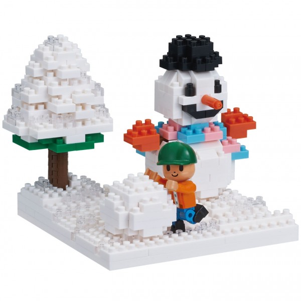 Spielen im Schnee (Nanoblock NBH-165)