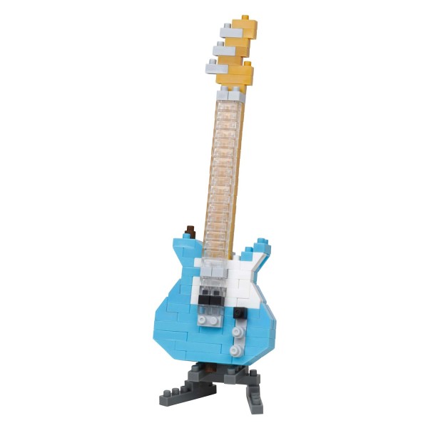 Electric Guitar Pastel Blue (Nanoblock NBC-346)