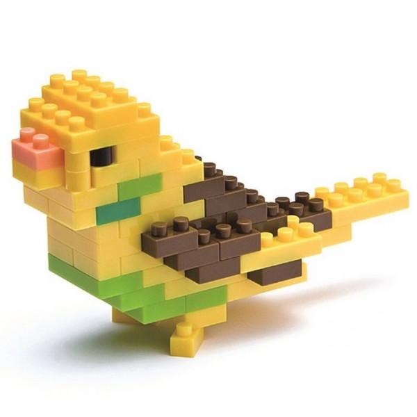 Wellensittich gelb (Nanoblock NBC-004)