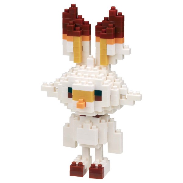 Pokémon Scorbunny / Flambino / Hopplo (Nanoblock NBPM-060)