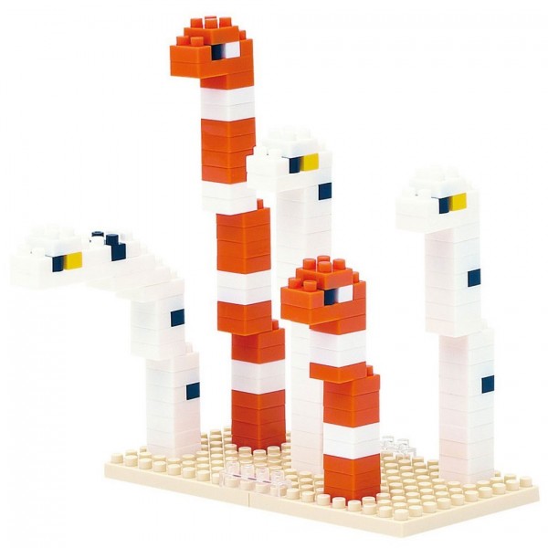 Spotted Garden-eel & Splendid G (Nanoblock NBC-088)